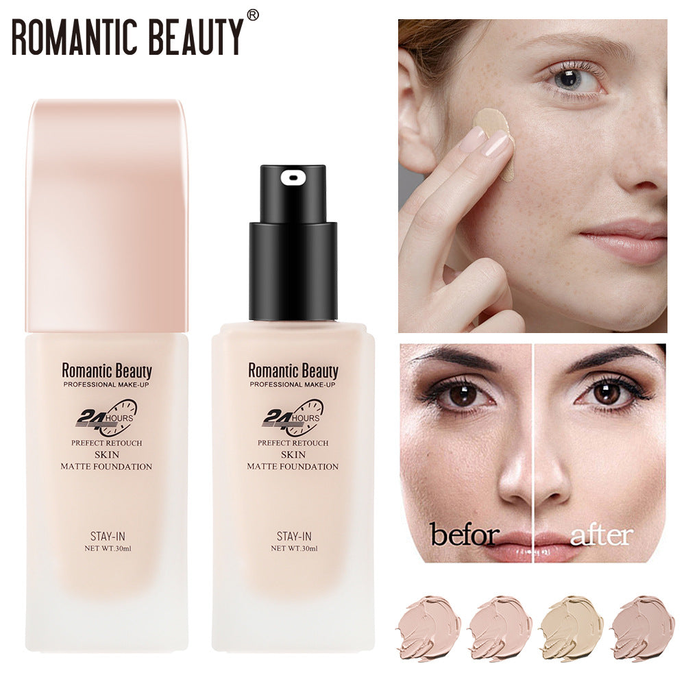 Romantic Beauty Long Lasting Oil Control Foundation Concealer Moisturizer