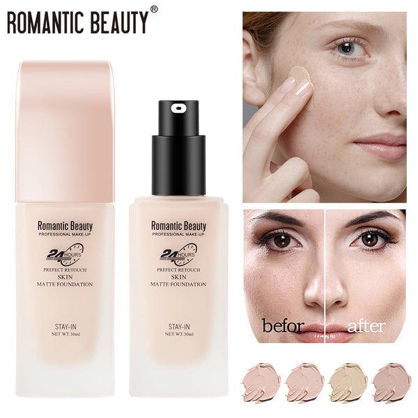 Romantic Beauty Long Lasting Oil Control Foundation Concealer Moisturizer