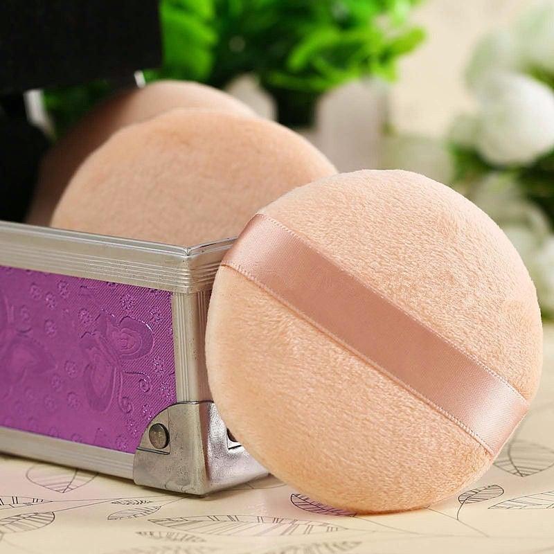 10pcs Round Cosmetic Puff Soft Makeup Sponge for Liquid Foundation