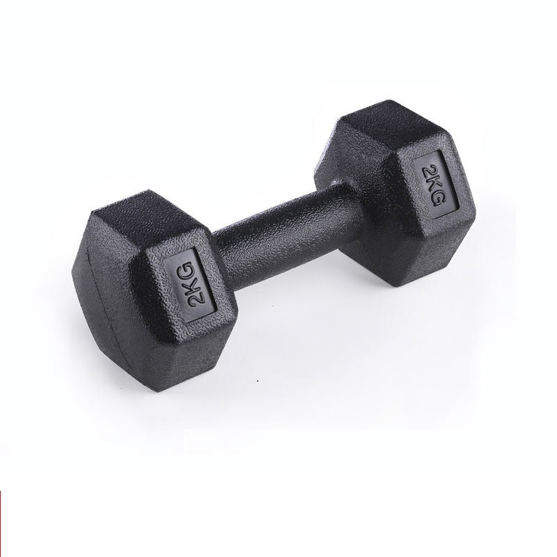Rubberized Dumbbells Set Durable Home Fitness Arm Muscle Training Weights