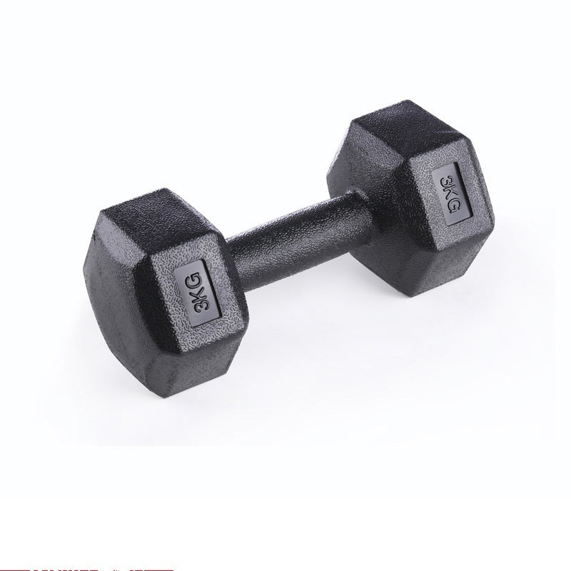 Rubberized Dumbbells Set Durable Home Fitness Arm Muscle Training Weights