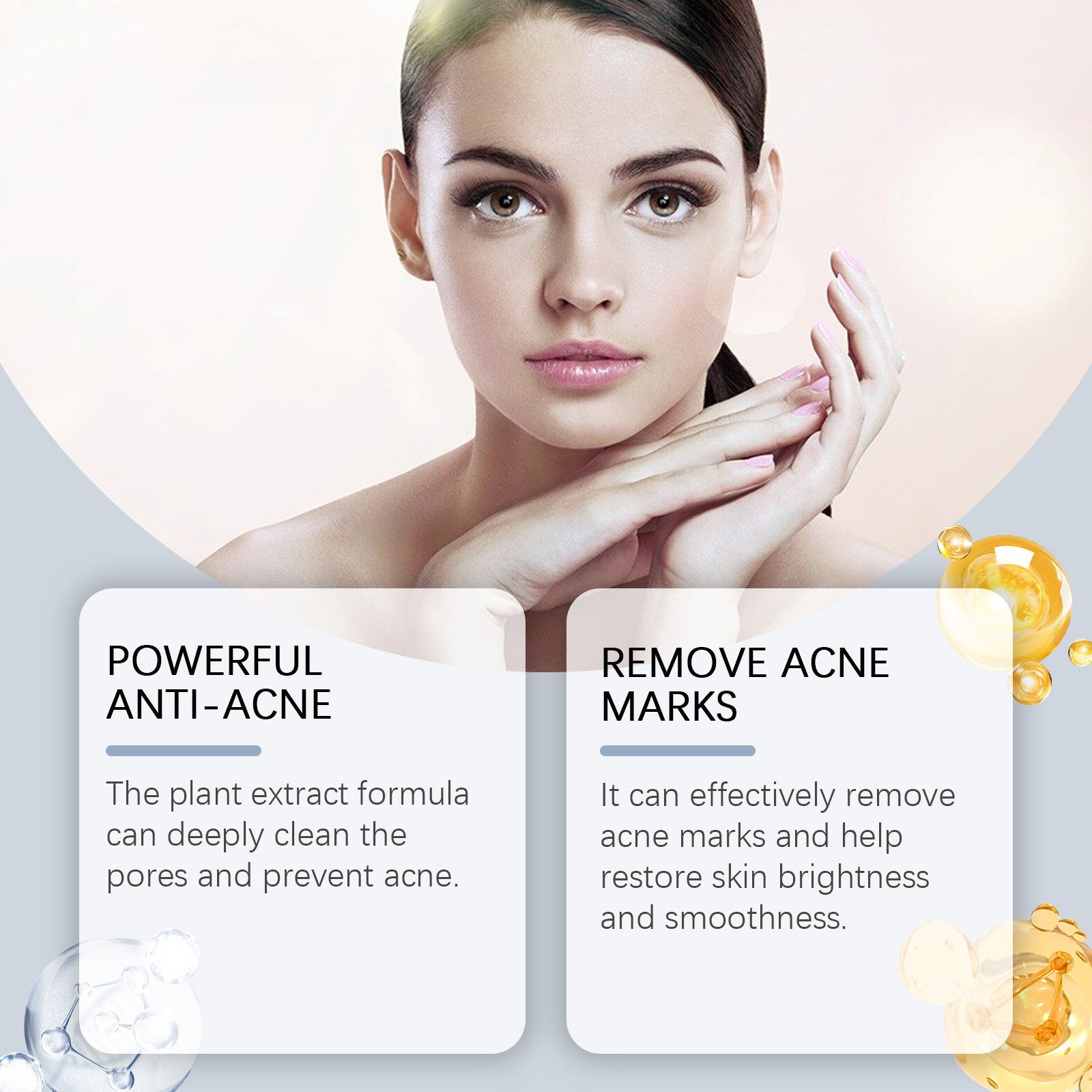 Acne Soothing Serum Hydrating Moisturizing Pimple Care Facial Solution