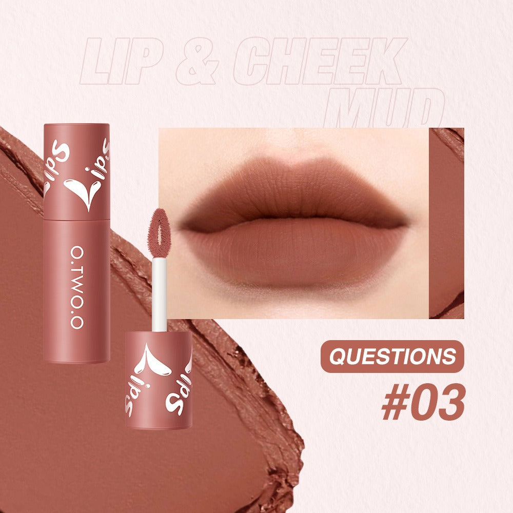 Lip Clay Matte Lip Cheek Dual Use Blusher Non Transfer