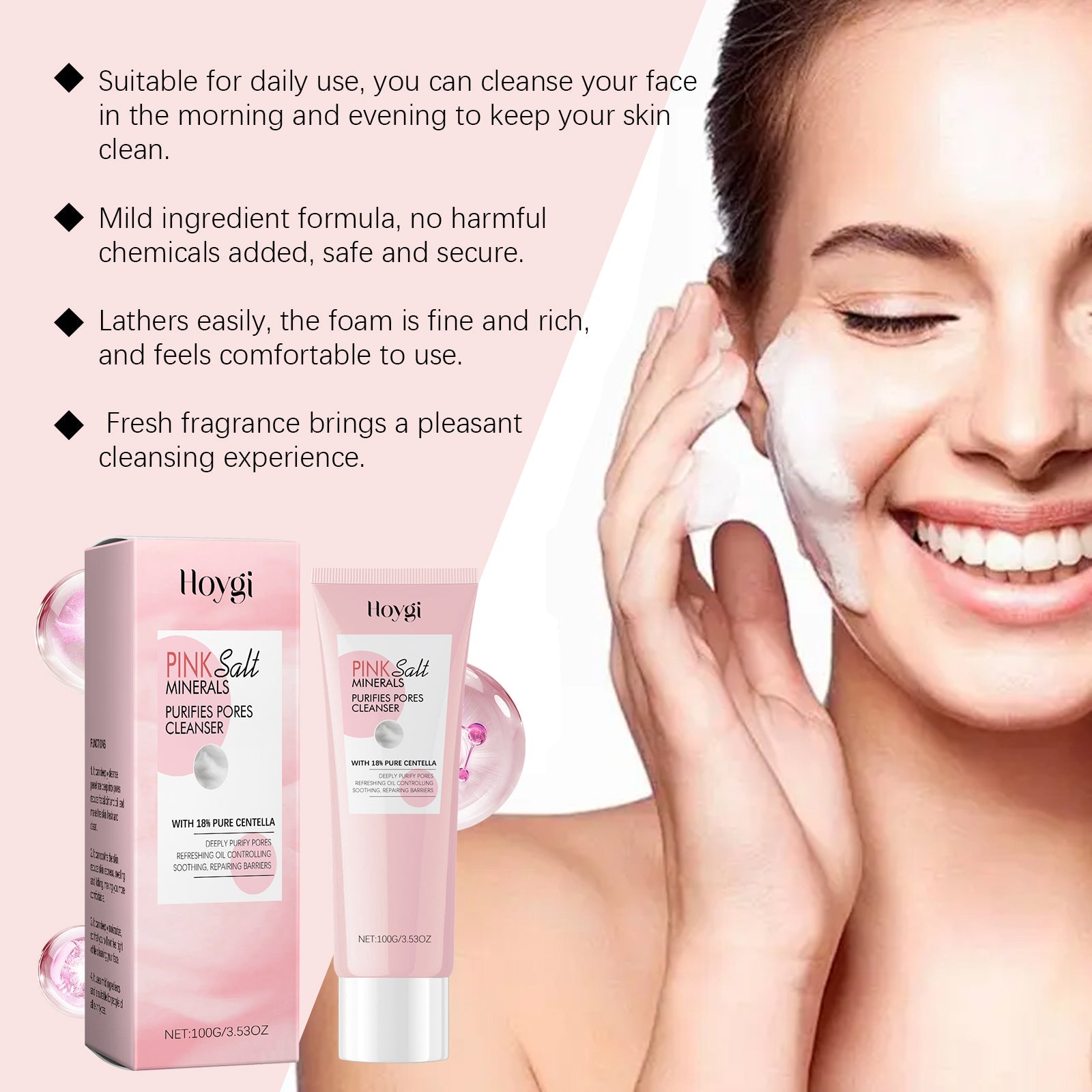 Pore Cleansing Cleanser Gentle Moisturizing Face Wash for Skin