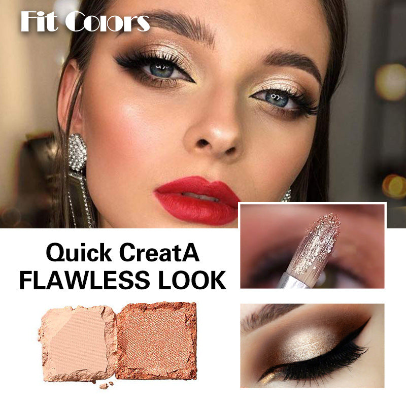 Fit Colors 12 Color Makeup Palette Matte Pearlescent Blush Eyeshadow