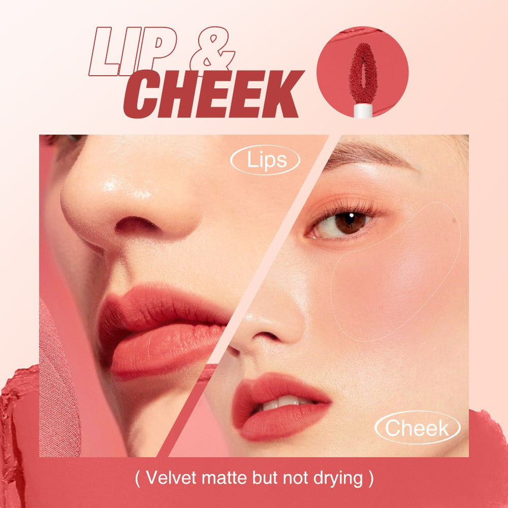 Lip Clay Matte Lip Cheek Dual Use Blusher Non Transfer