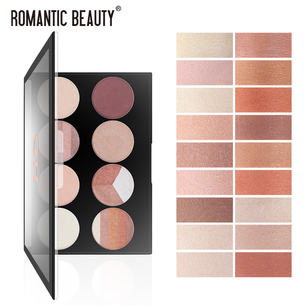 Romantic Beauty 8 Color Eyeshadow Palette Pearl Matte Finish