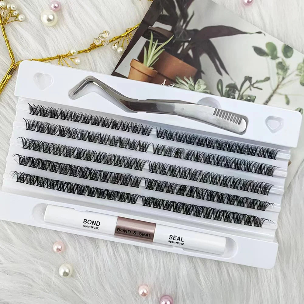 Natural Look 120 Cluster False Eyelash DIY Extension Kit