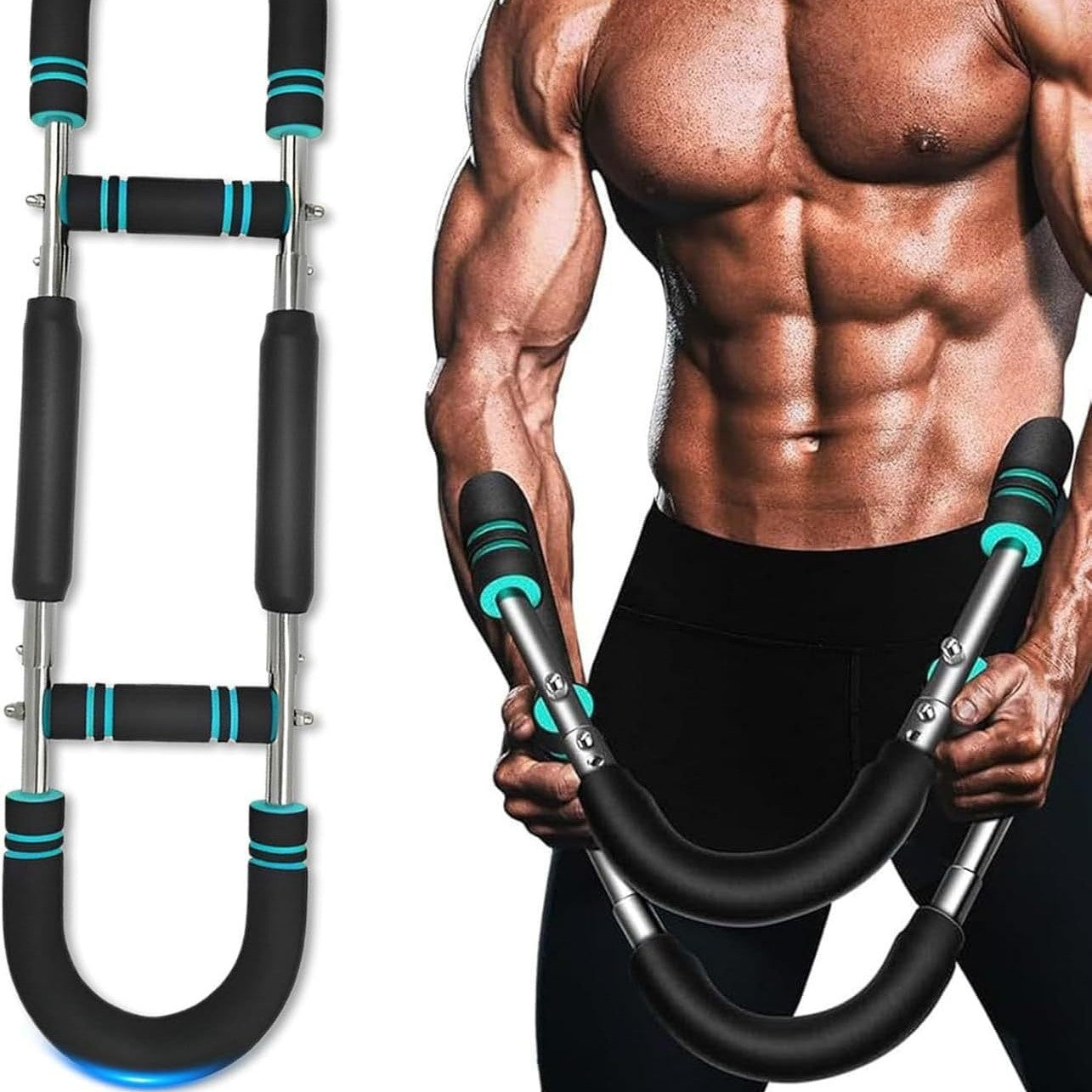 Adjustable Arm Strength Trainer U Shaped Chest Muscle Fitness Equipment