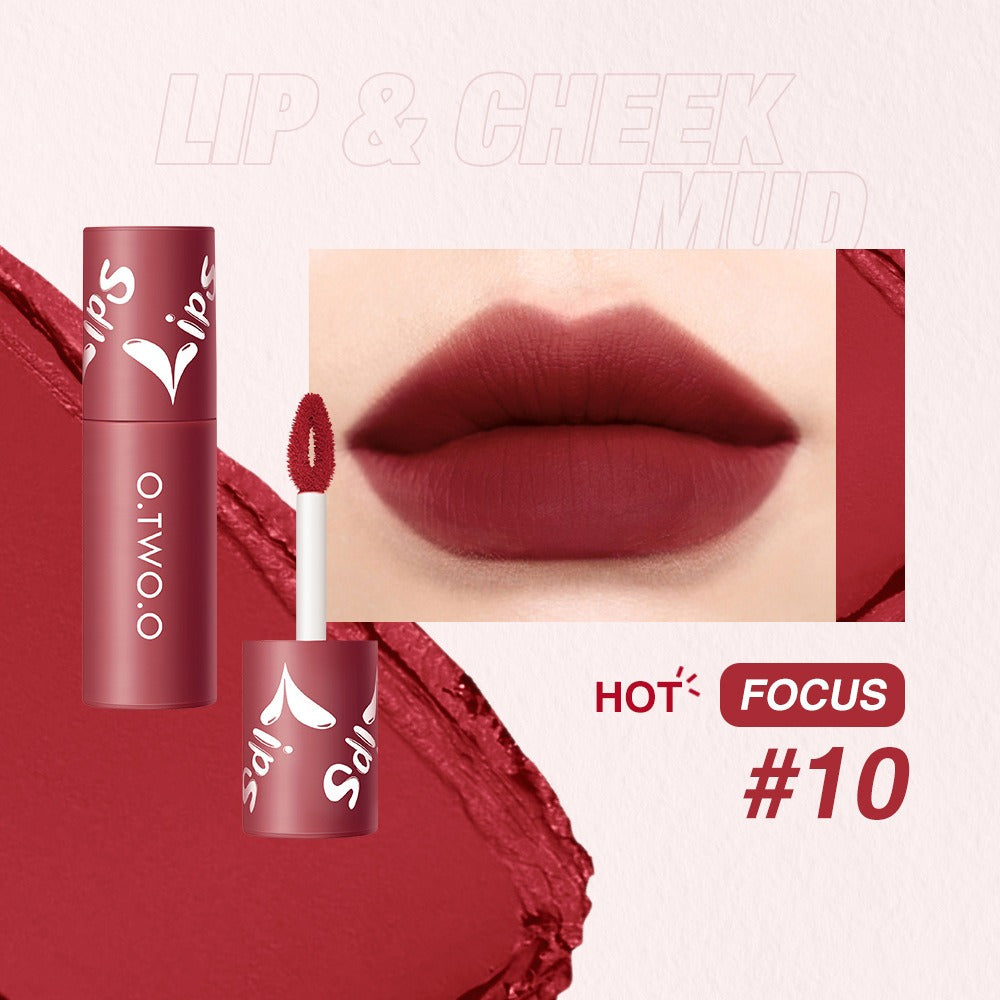 Lip Clay Matte Lip Cheek Dual Use Blusher Non Transfer