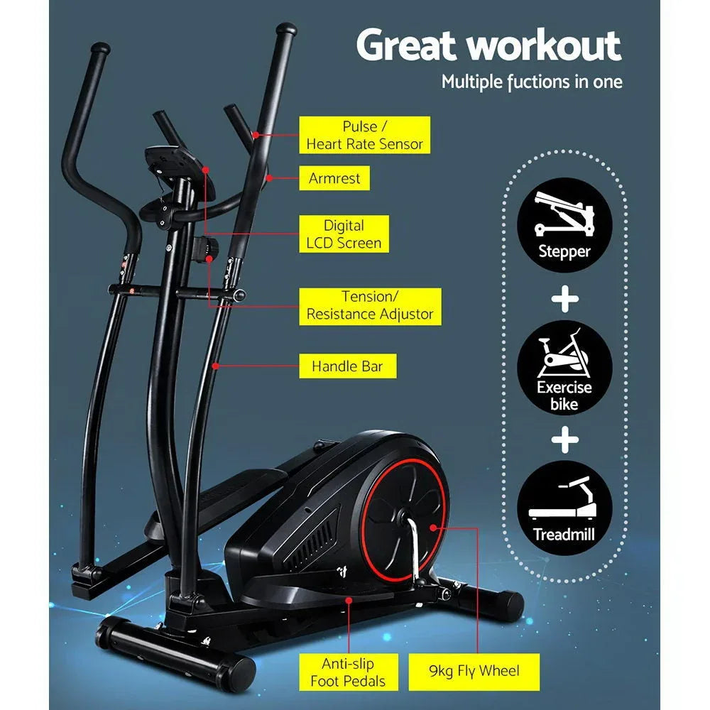 Elliptical Cross Trainer Exercise Bike Fitness Equipment Home