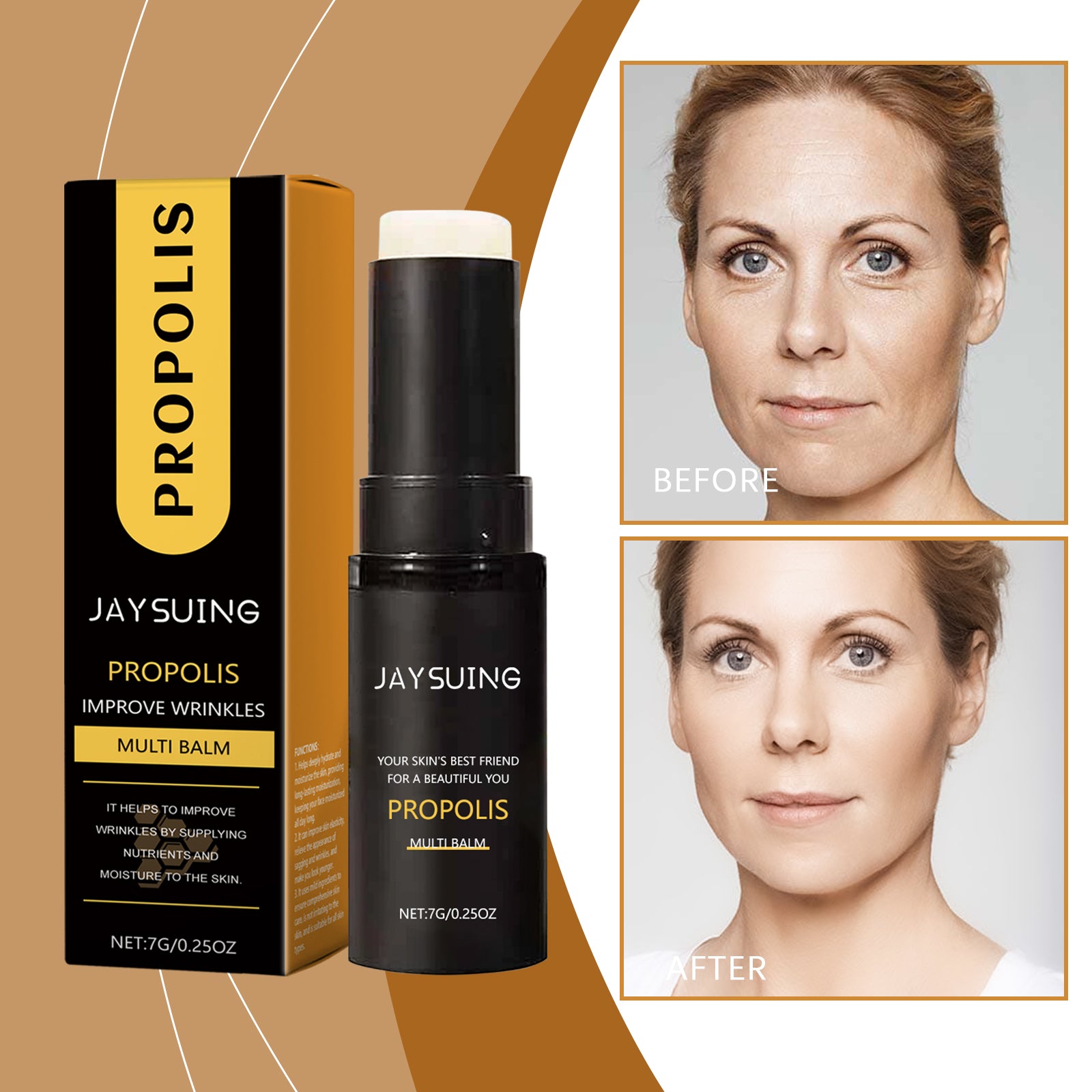 Propolis Firming Moisturizer Anti Wrinkle Hydrating Rejuvenating Face Cream