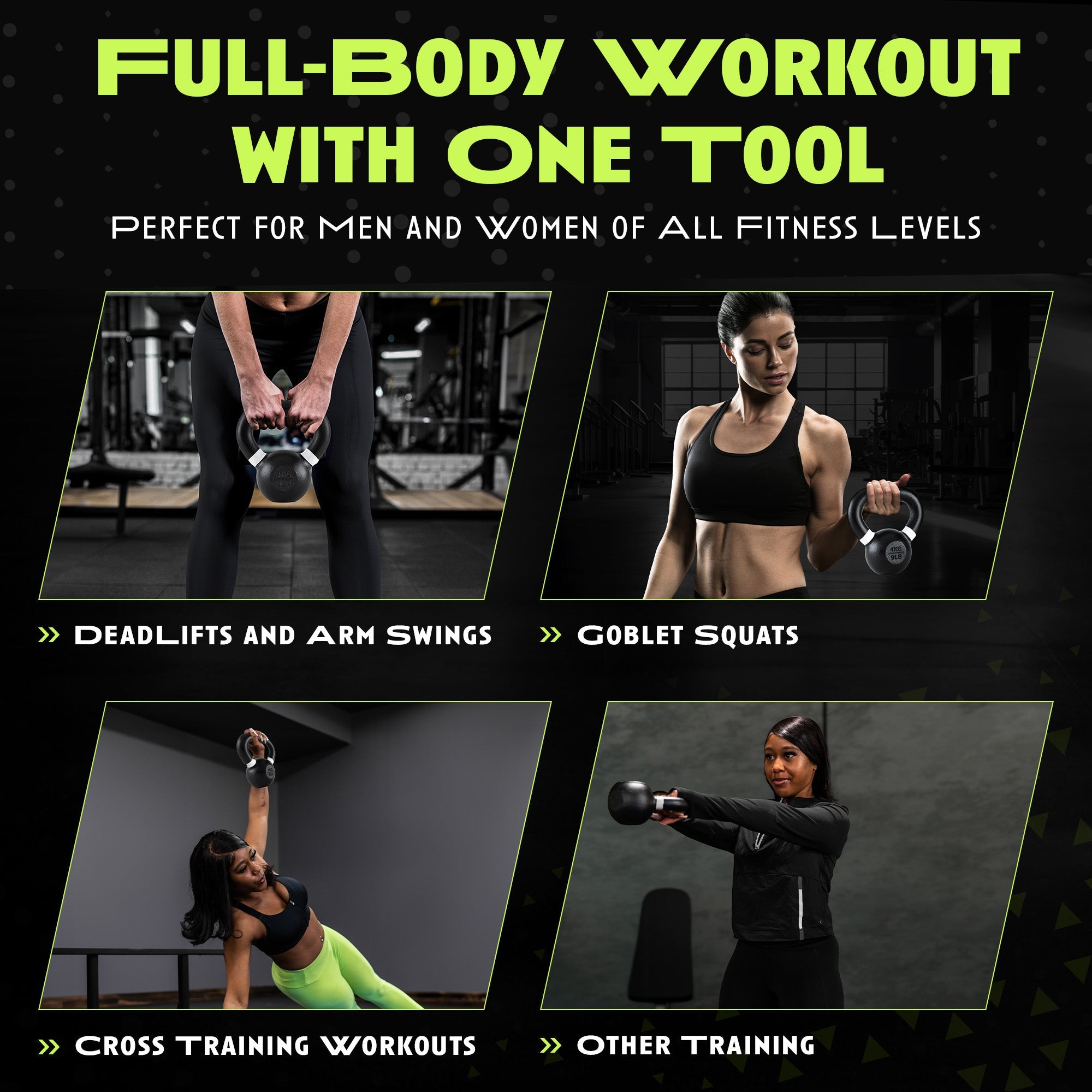 Single Cast Iron Kettlebell