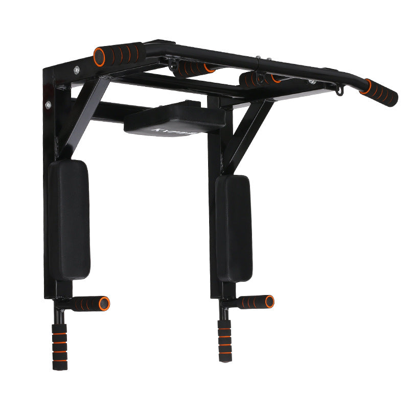 Wall Mounted Pull Up Bar Sandbag Rack Indoor Outdoor Fitness