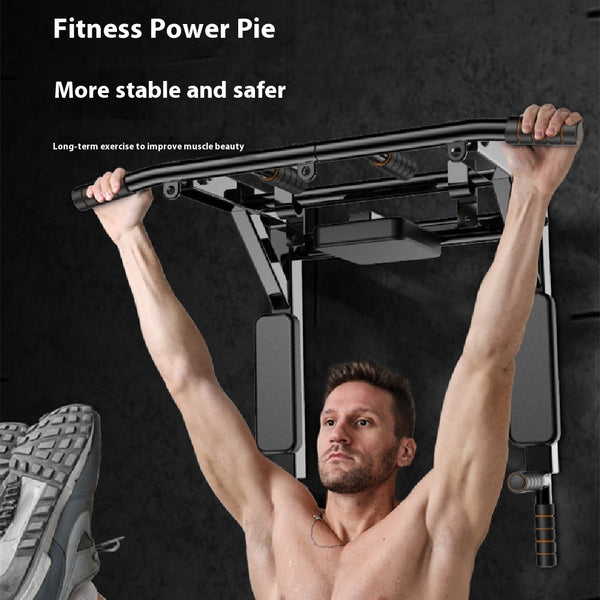 Wall Mounted Pull Up Bar Sandbag Rack Indoor Outdoor Fitness