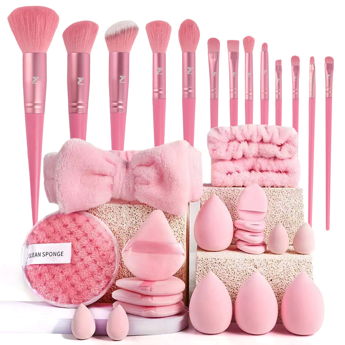 20-40 Beauty Tools Makeup Set Face Wash Complete Kit