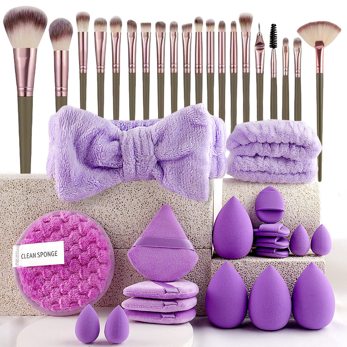 20-40 Beauty Tools Makeup Set Face Wash Complete Kit