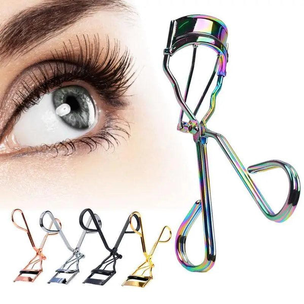 Portable Colorful Eyelash Curler Professional Non Slip Long Lasting